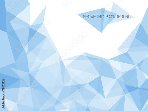 blue geometric abstract background