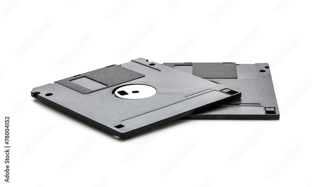 Floppy Disks isolated on white background Floppy Disks isolated on white background