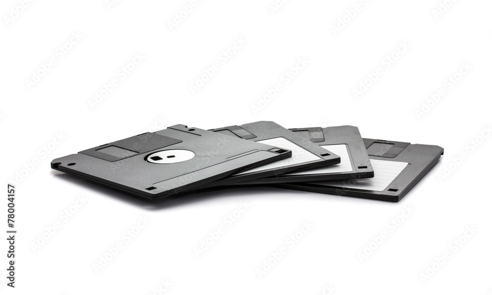Floppy Disks isolated on white background Floppy Disks isolated on white background