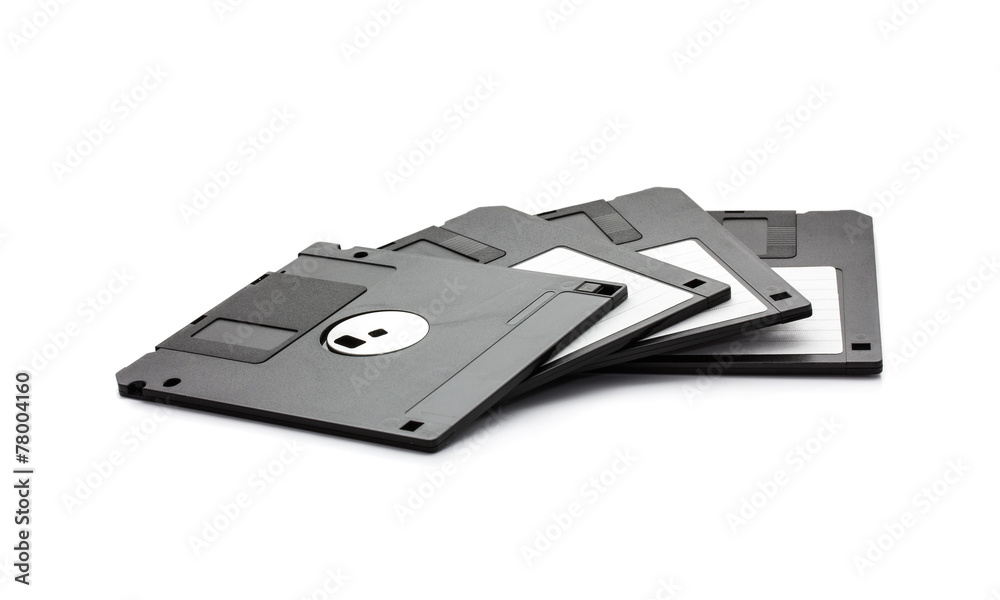 Floppy Disks isolated on white background Floppy Disks isolated on white background