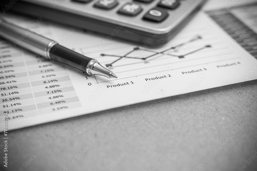 Showing business and financial report. Accounting Showing business and financial report. Accounting