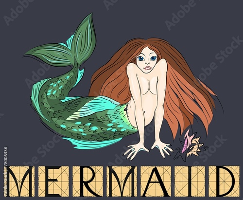 Mermaid with title