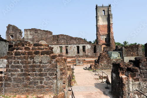 Ruins of St. Augustine convent complex at Old Goa