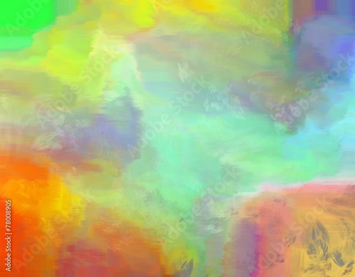 Abstract rainbow colored painted background