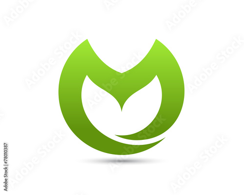 Abstract M Logo Business