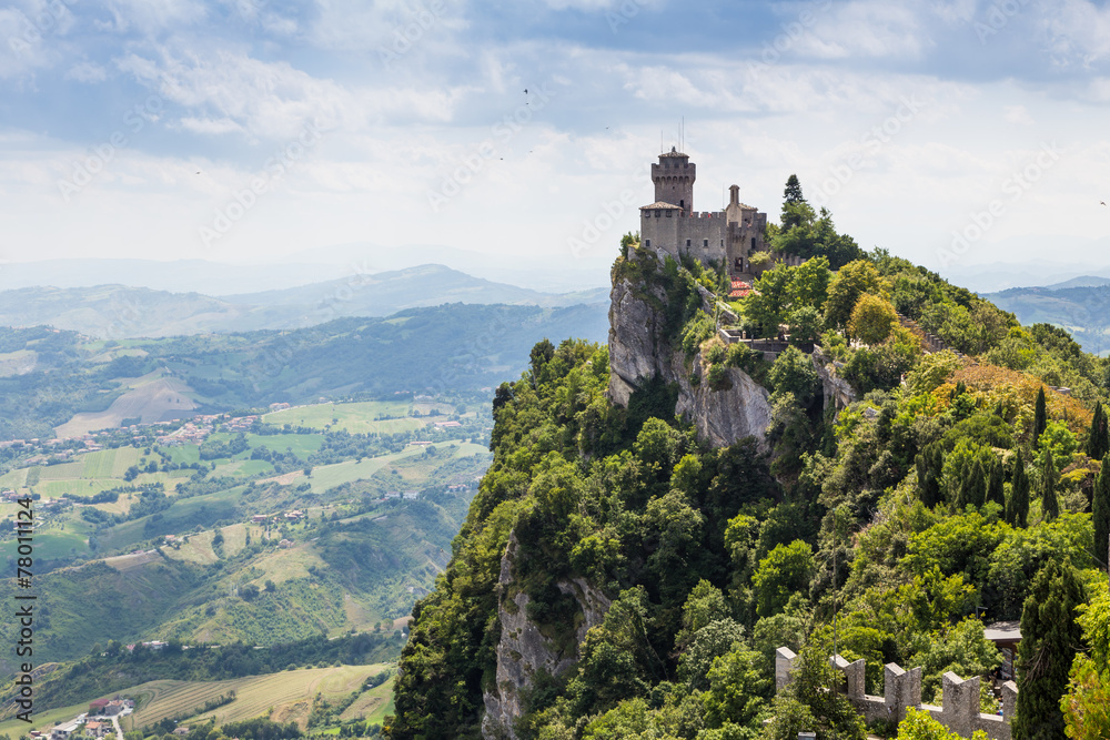 ancient fortress of Republic San Marino