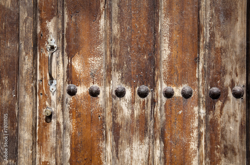 old wooden door