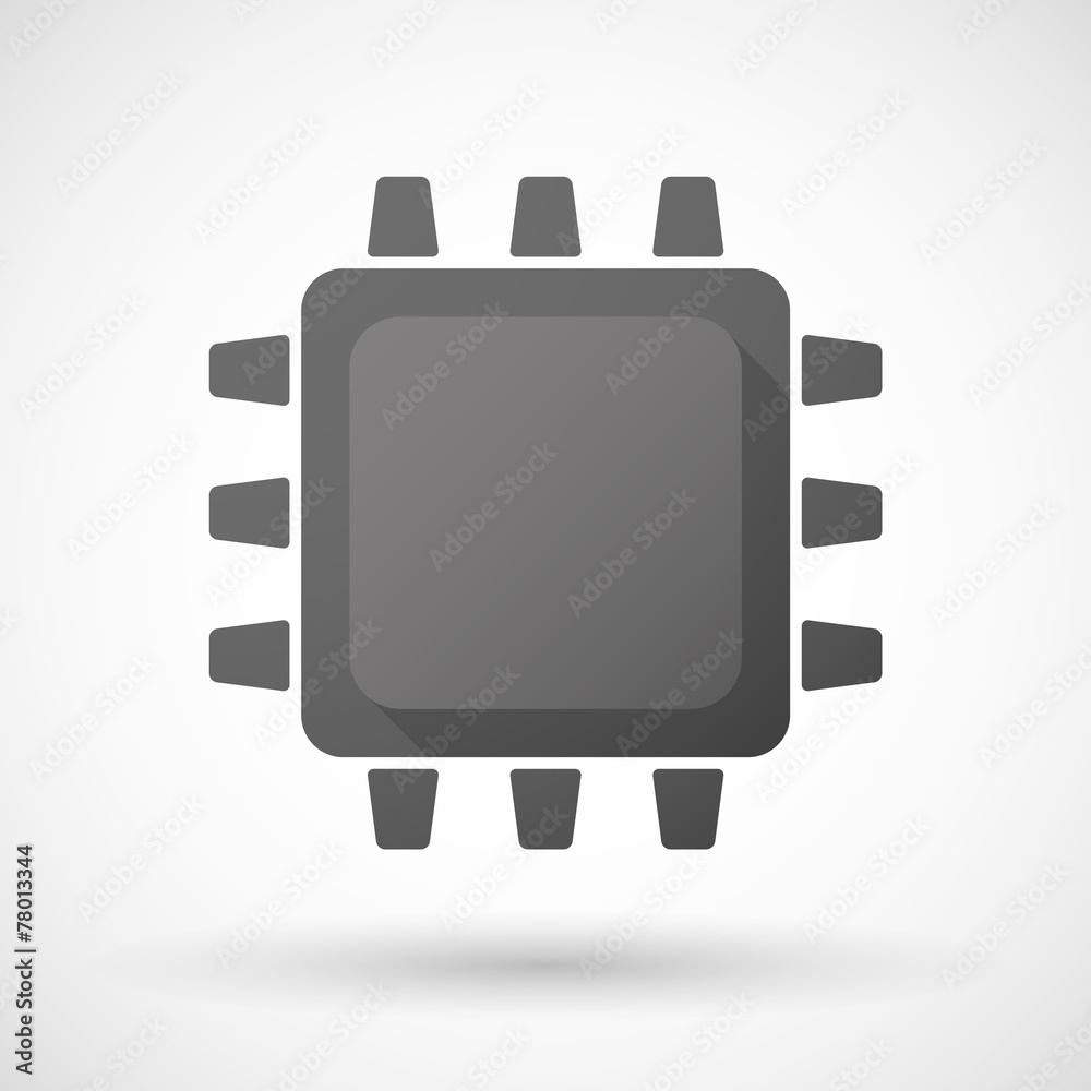 Black CPU icon Black CPU icon