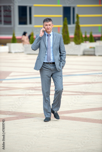 businessman talking on the phone