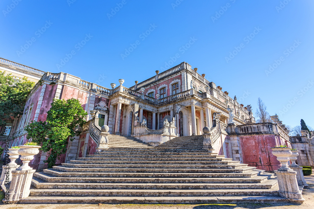 Fototapeta premium Royal Castle Queluz. Architectural details.
