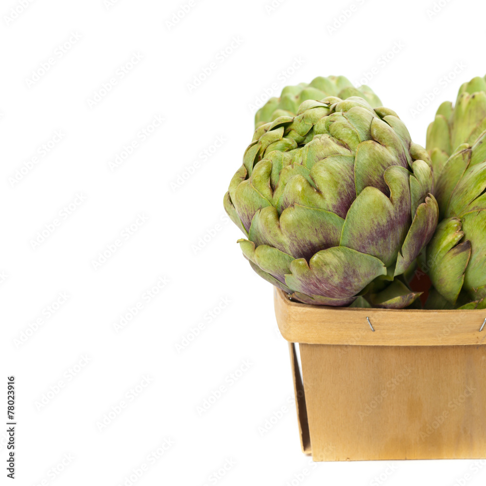 Obraz premium Artichoke. Selective focus.