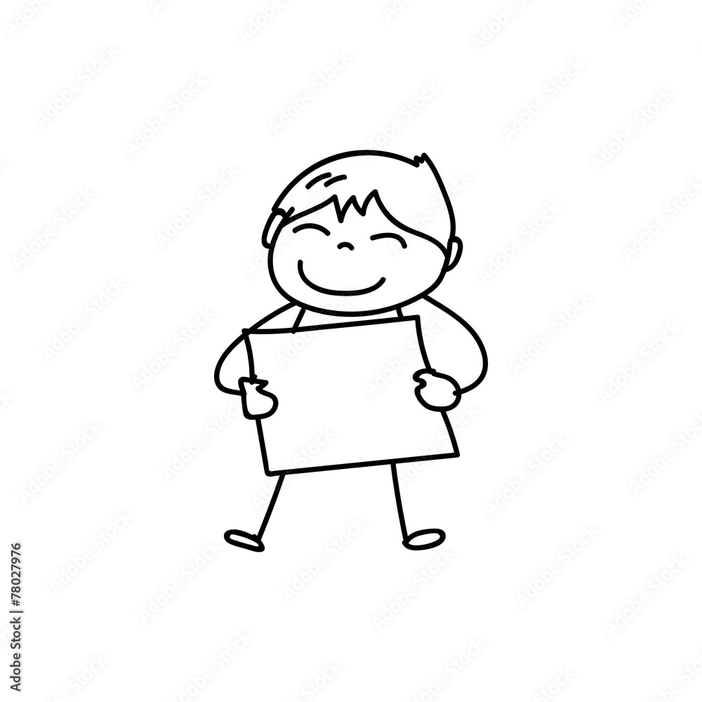 hand drawing Chinese New Year cartoon character hand drawing Chinese New Year cartoon character