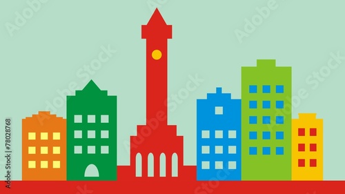 town, color