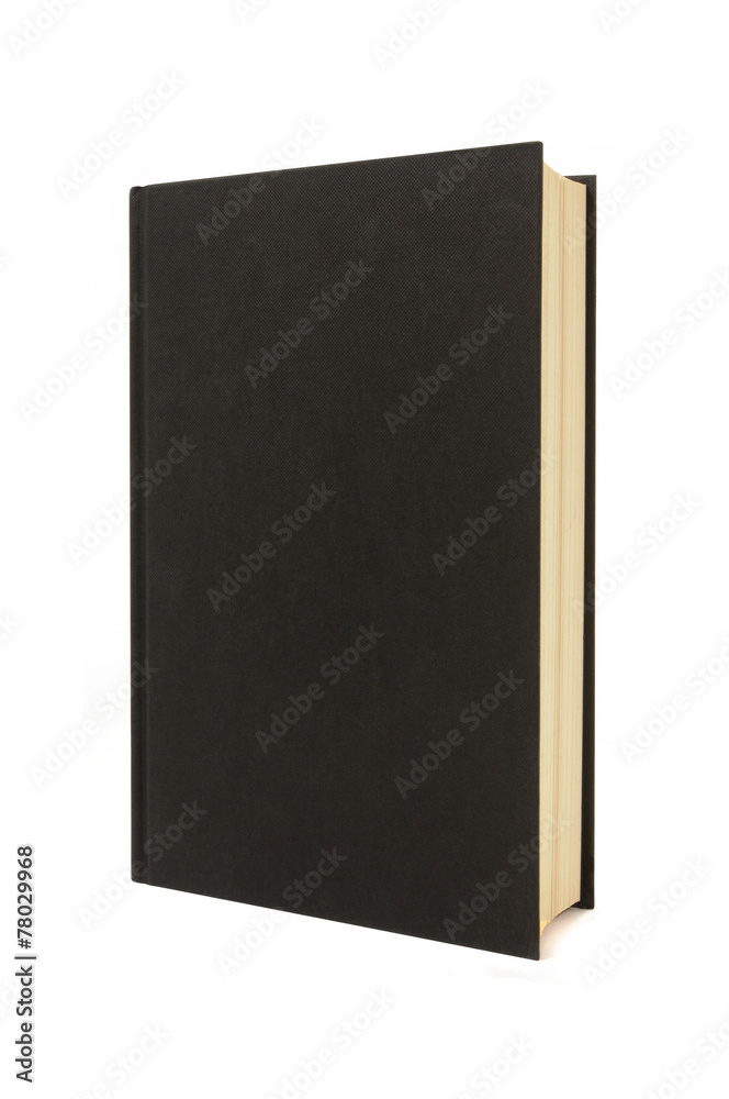 Plain black hardback book or bible isolated on white background photo Stock  Photo | Adobe Stock