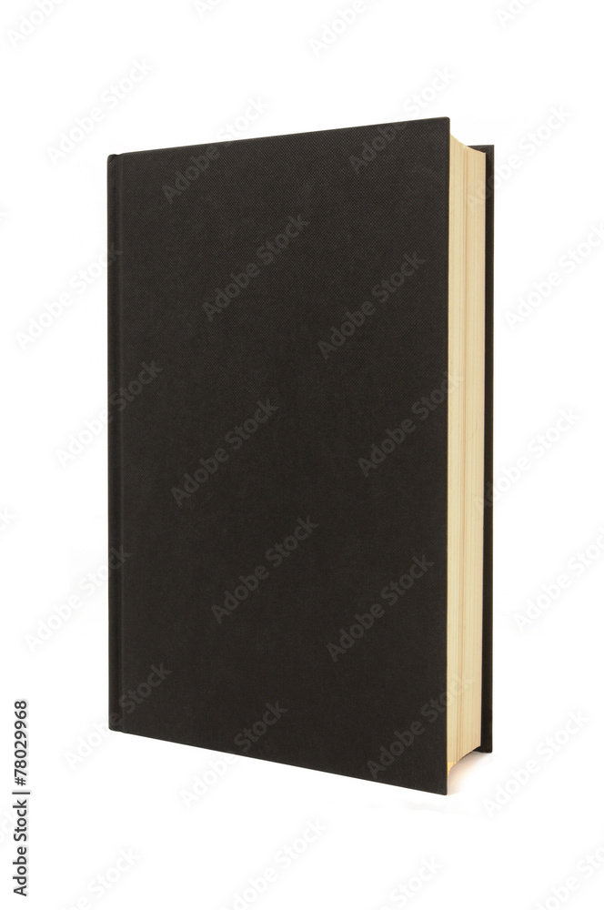 Plain black hardback book or bible isolated on white background photo Plain black hardback book or bible isolated on white background photo