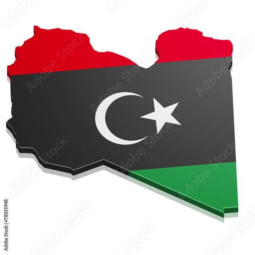 Map Libya