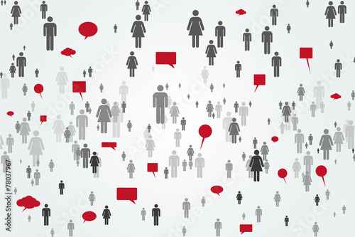 Abstract social media banner design