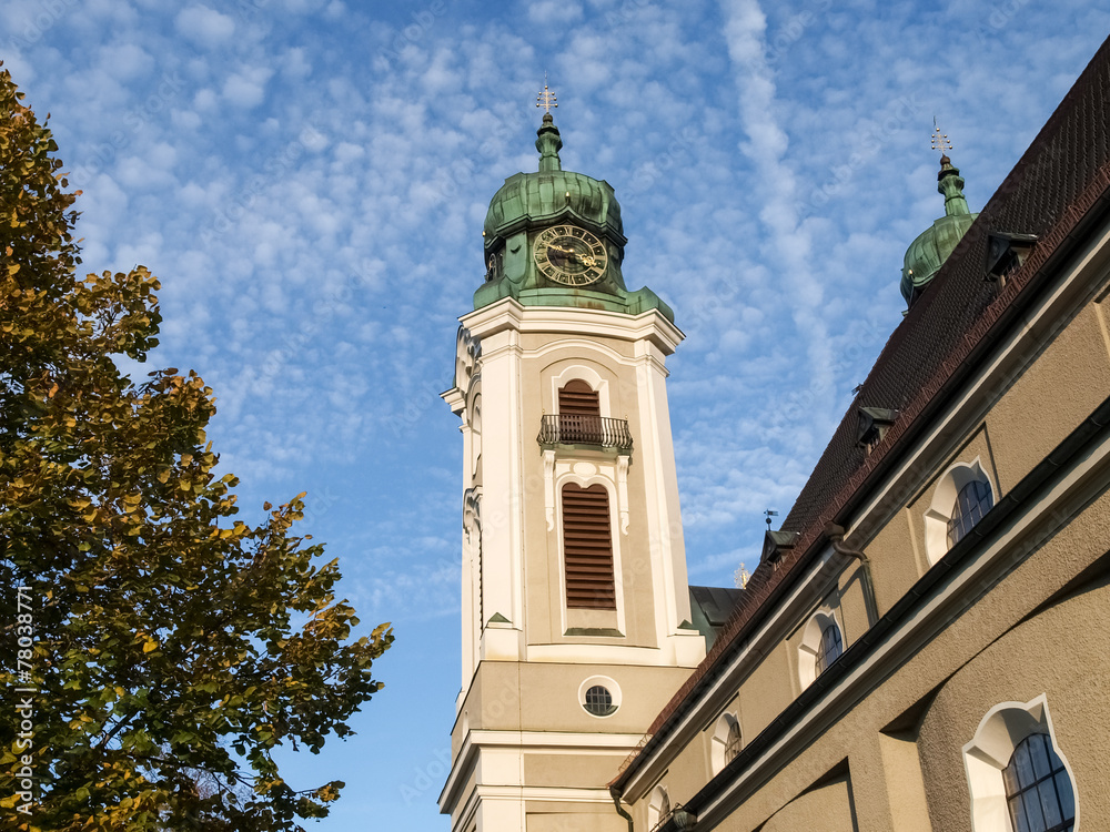 Lindenberg, Church exterior view Lindenberg, Church exterior view