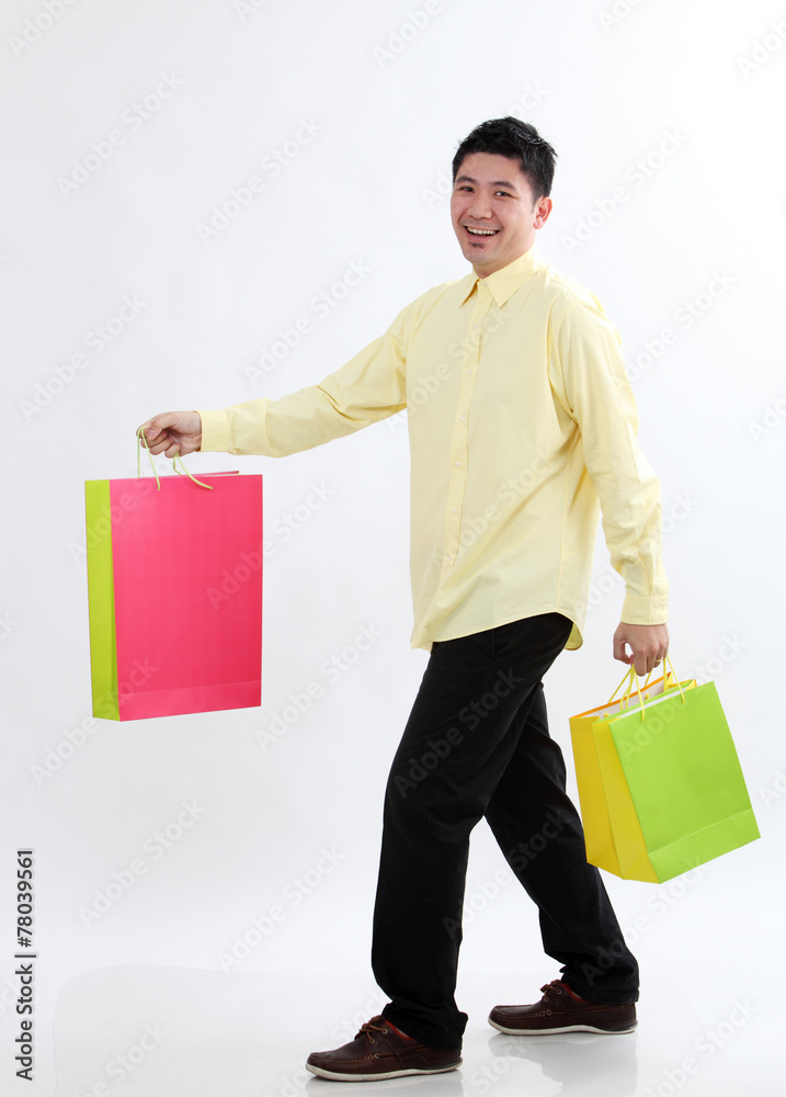 man shopping man shopping