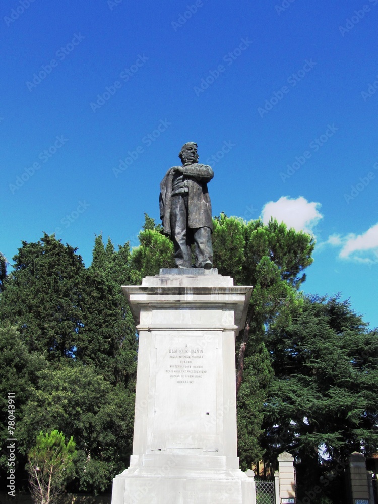 Monumento a Daniele Manin Firenze - Denkmal - Florenz - Italien