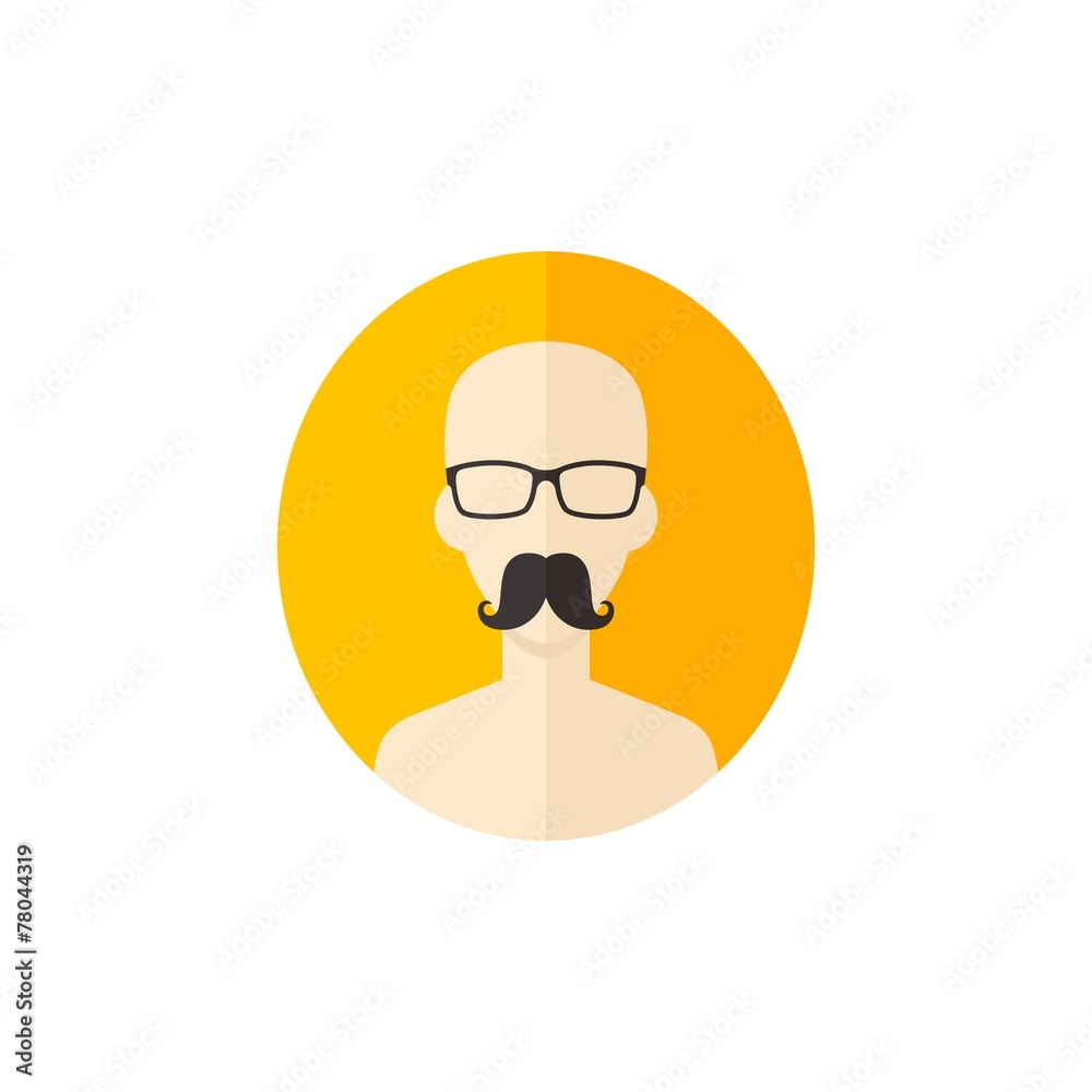 man hipster avatar user picture cartoon character man hipster avatar user picture cartoon character