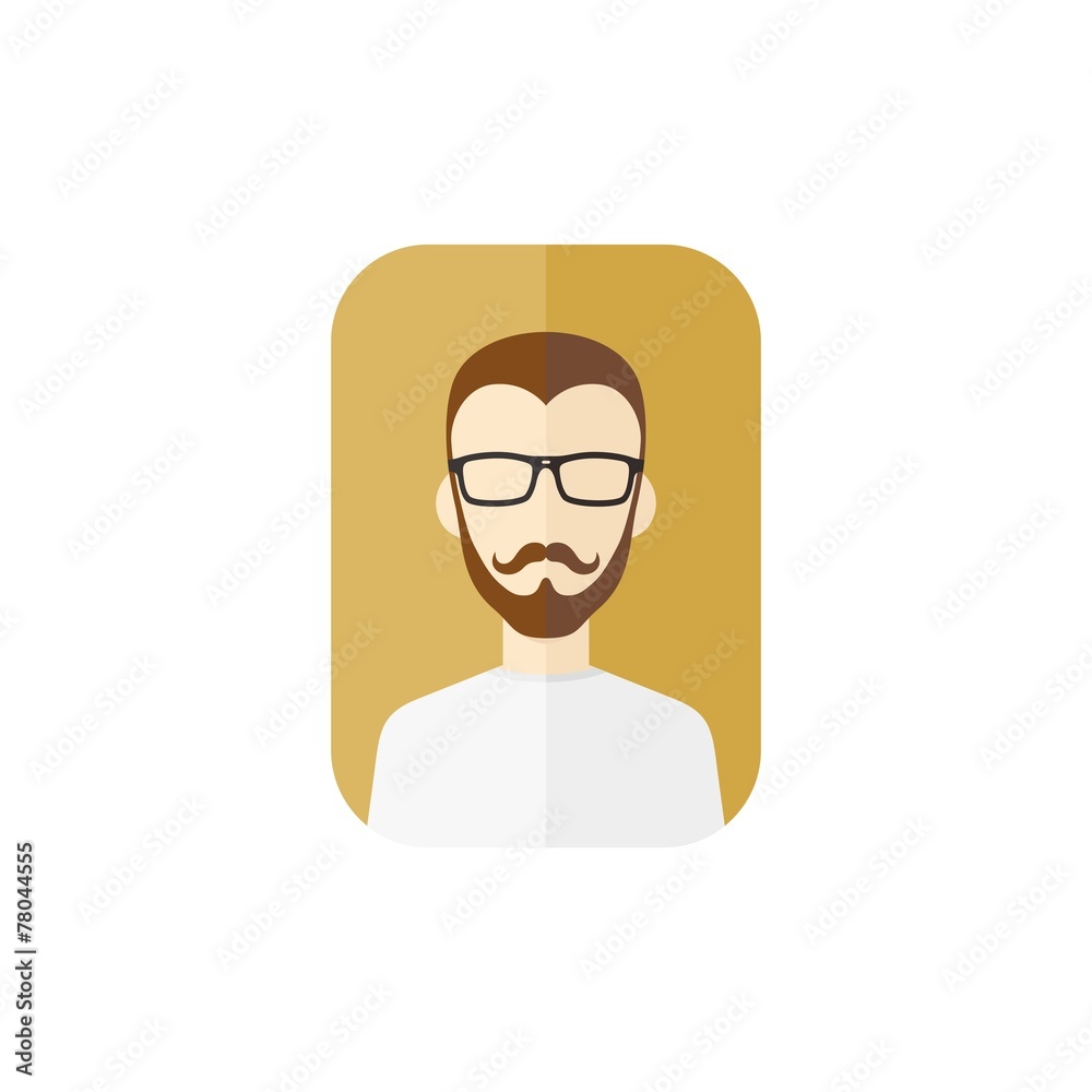 man cartoon character user picture avatar