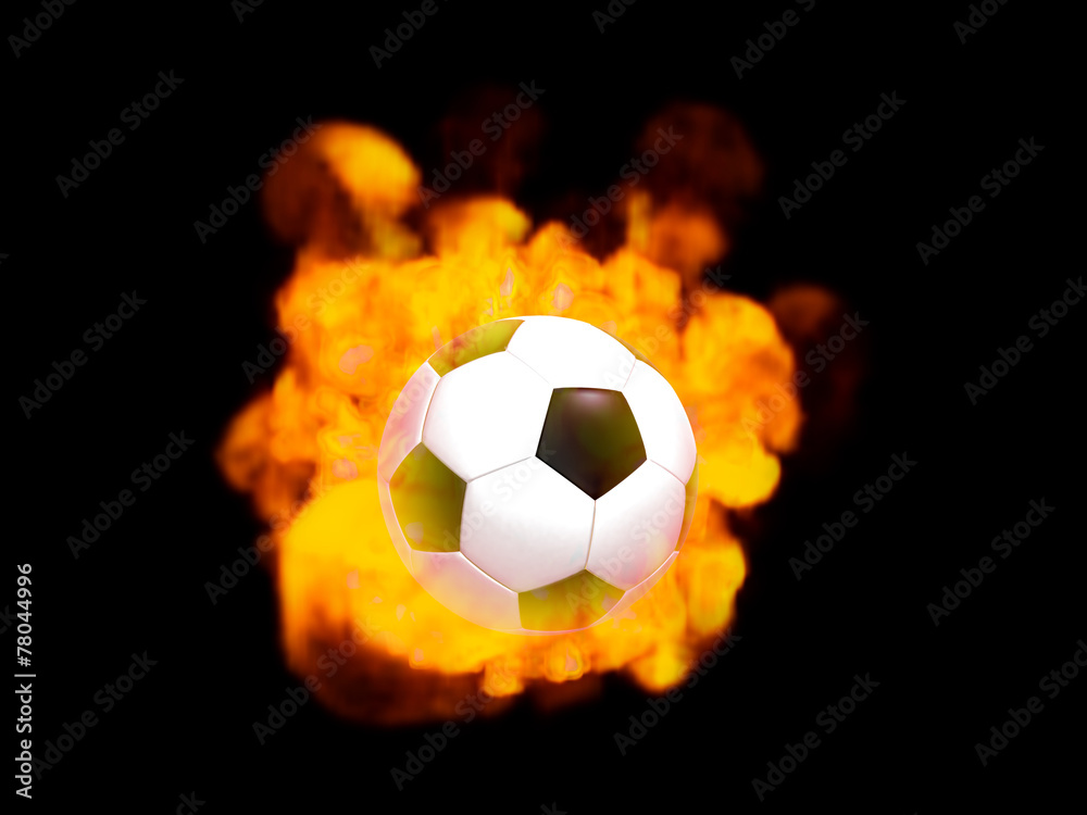 炎のサッカーボール