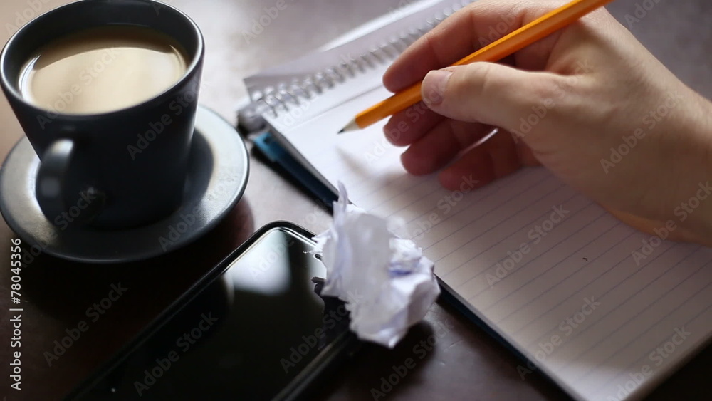Mobile Phone on Table with Coffee on Side Mobile Phone on Table with Coffee on Side