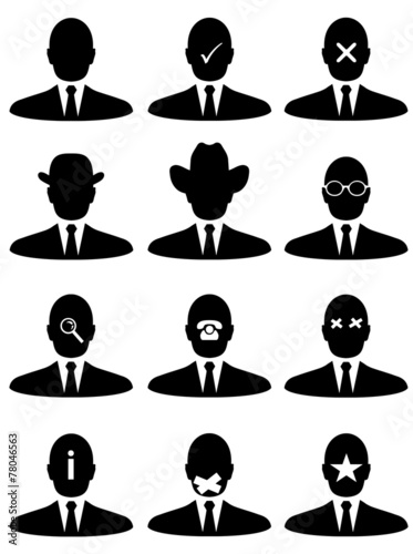 Businessman icons