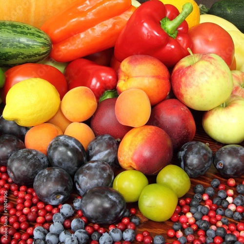 Fruits and vegetables