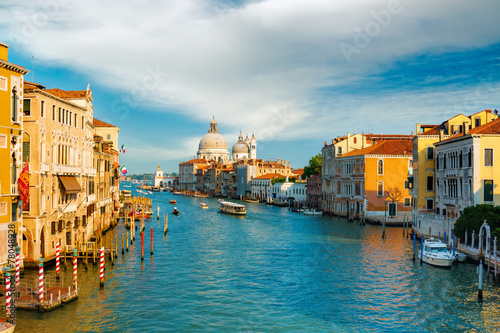 Gorgeous view of the Grand Canal in Venice © gurgenb