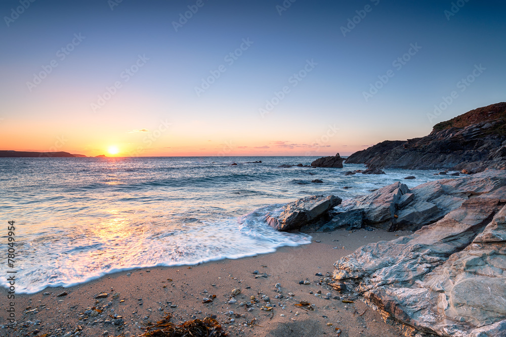 Newquay Beach Sunset