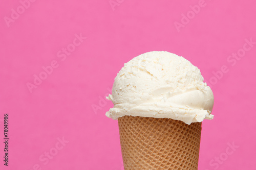 ice cream with topics on colorful background