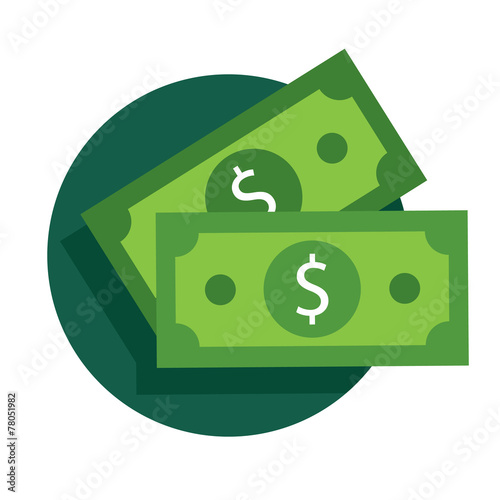 Vector Dollar Bill Icon