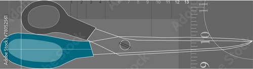 scissors and tape measure