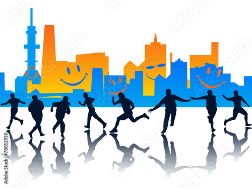 City and people