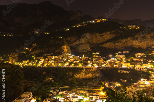 Night view of Positano © Peter Stein