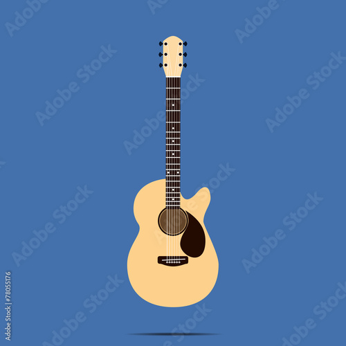 Guitar isolated