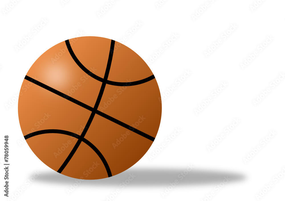 Fototapeta premium Baskerball ball