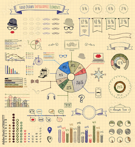 Elements and Icons of Infographics