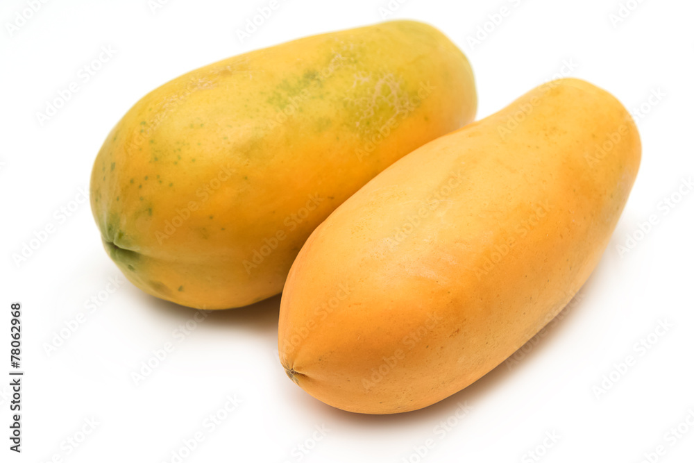 whole ripe papaya fruit whole ripe papaya fruit
