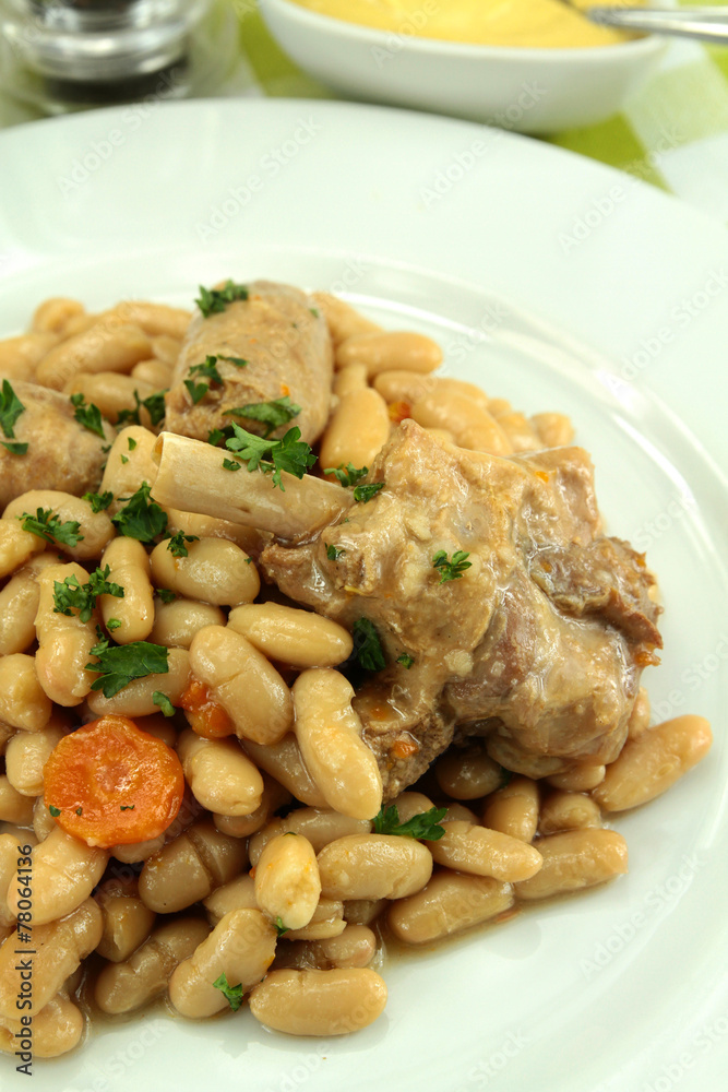 cassoulet au confit de canard cassoulet au confit de canard