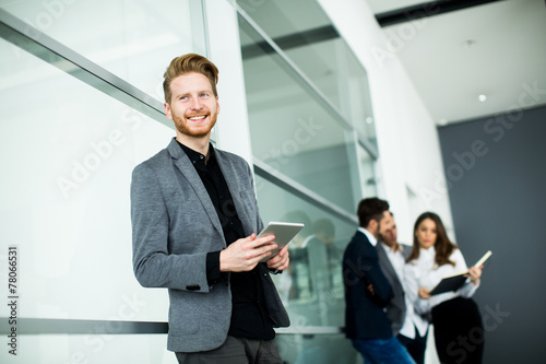 Young people in the office