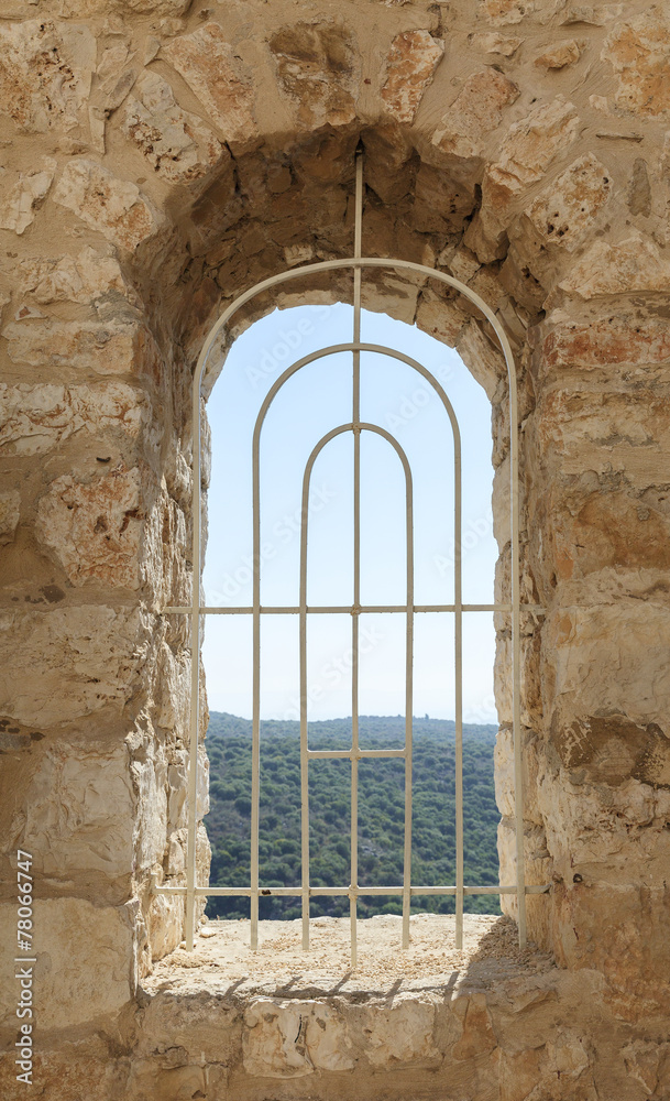 window of an old fortress