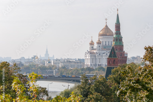 The Cathedral of Christ the Savior and Patriarchal bridge