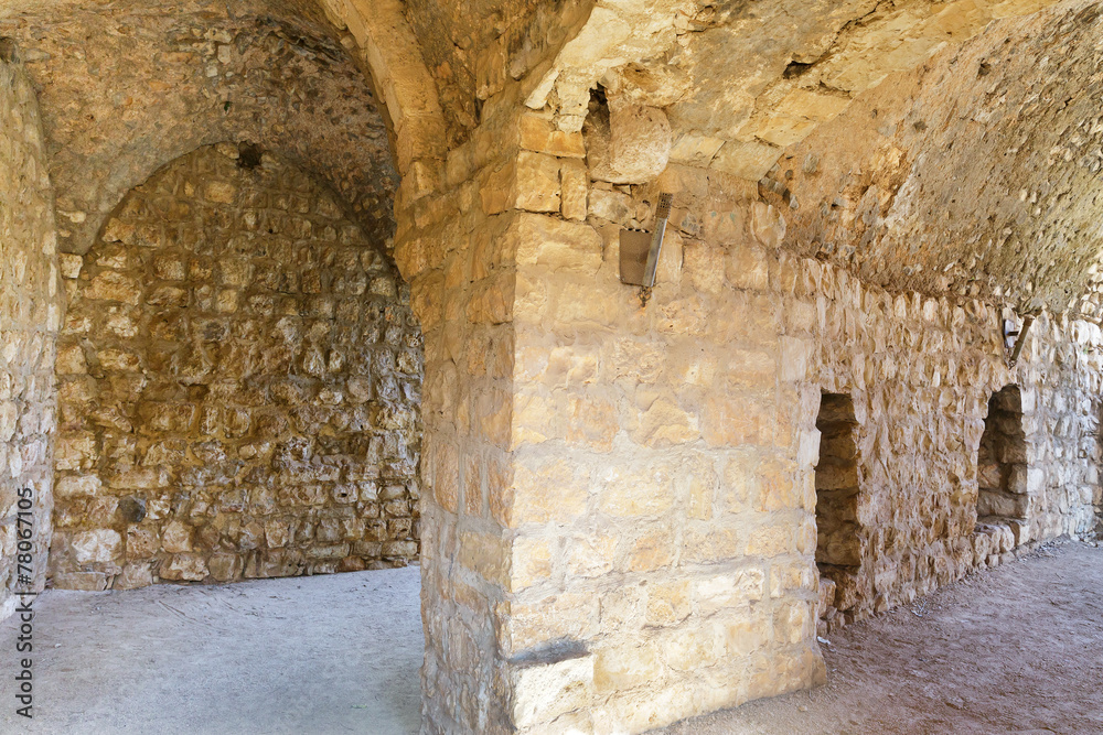 Ruins and details Crusader fortress