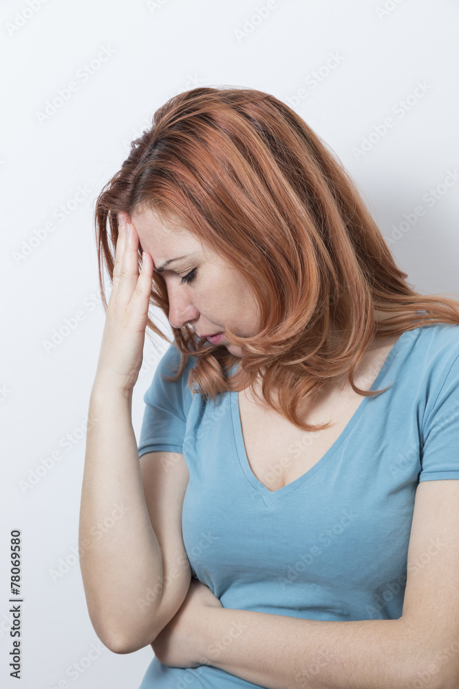 Woman upset Woman upset