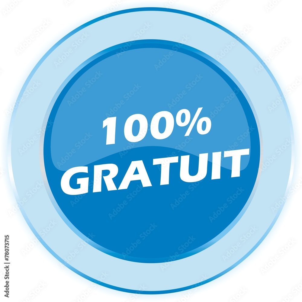 bouton 100% gratuit
