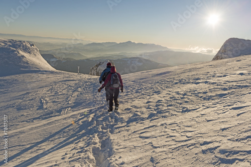 Winter hiking