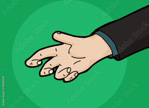 Cartoon Empty Hand